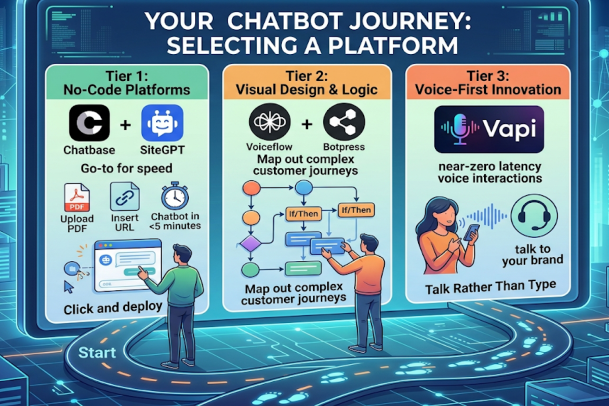 How to Build Your Own AI Chatbot (No-Code to Pro-Code)